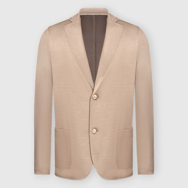 Mercerized cotton jersey jacket