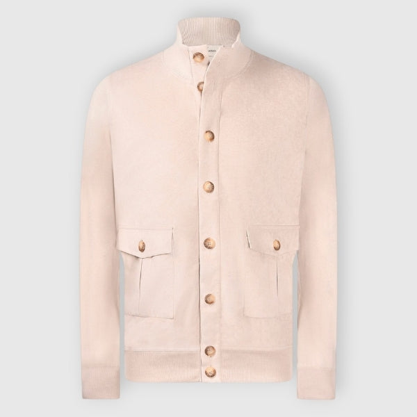 Organic Cotton And Alcantara Knit Jacket