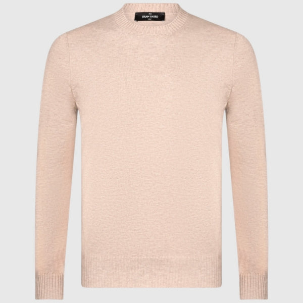 Cashmere And Cotton Crew Neck