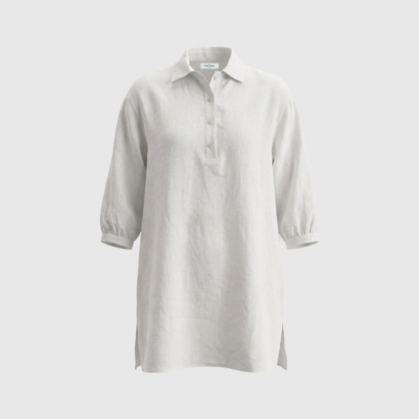 Linen long shirt