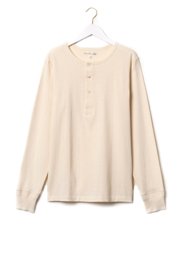 GOOD ORIGINALS | Loopwheeled Henley | Nature