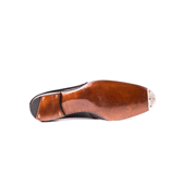 Elegant Five Eyelet Derby In Dark Brown Cordovan Leather