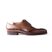 Elegant Split Toe Derby With Machine Stitched Apron