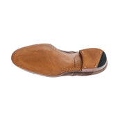 Half Brogue Derby In Milkchocolate Suede Leather