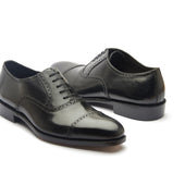 Bemer X Quarter Brogue Oxford Box Calf Hand Welted Classics