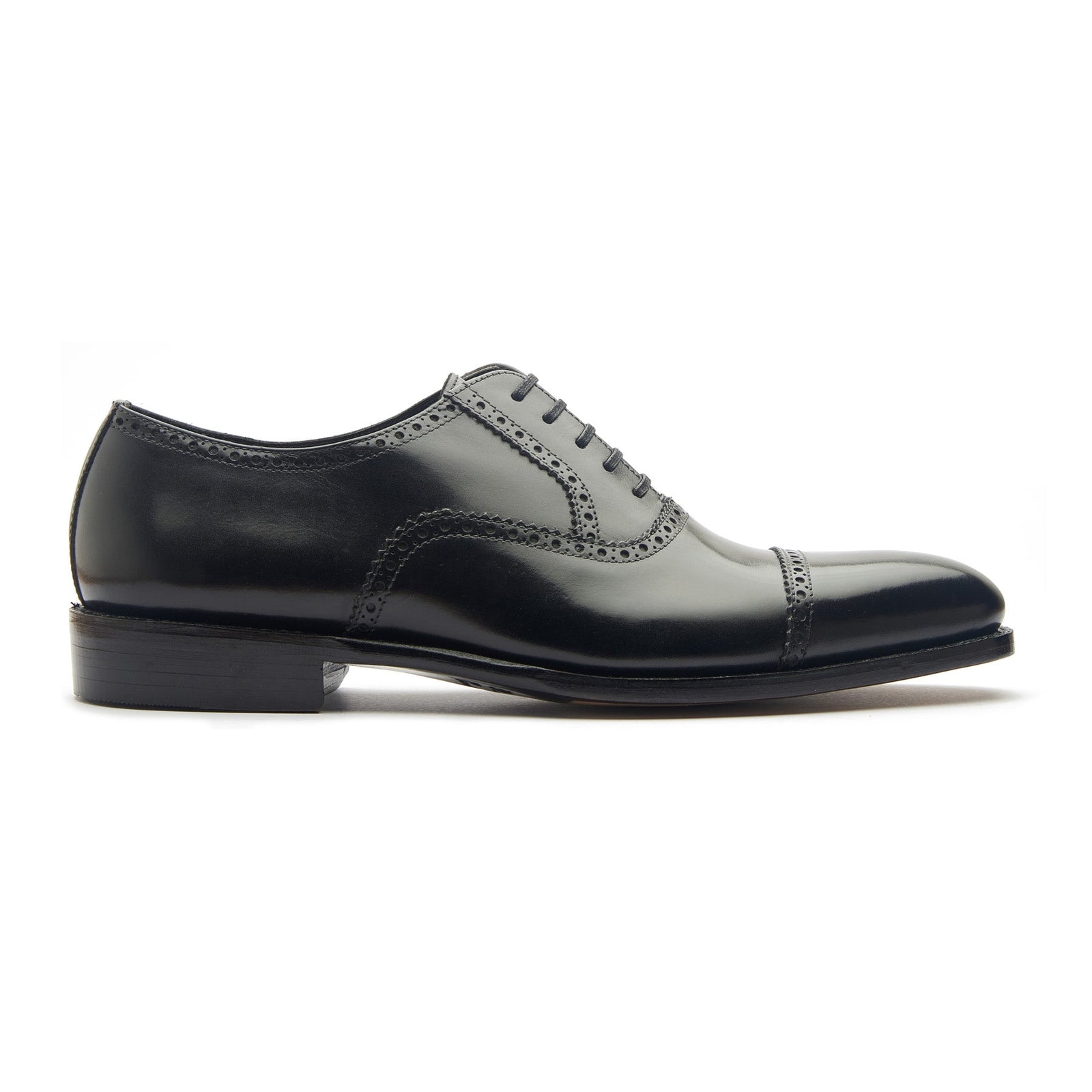 Bemer X Quarter Brogue Oxford Box Calf Hand Welted Classics