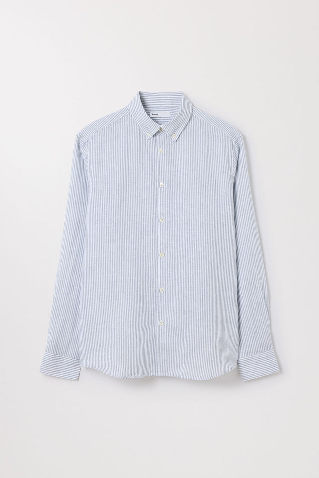 Stripe Linen Shirt Organic Linen Button Down Asket