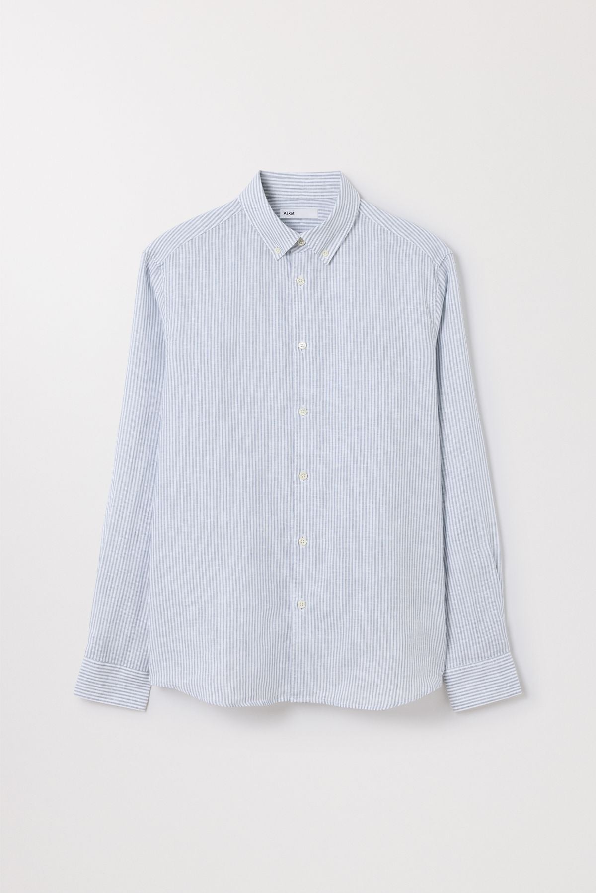 Stripe Linen Shirt Organic Linen Button Down Asket