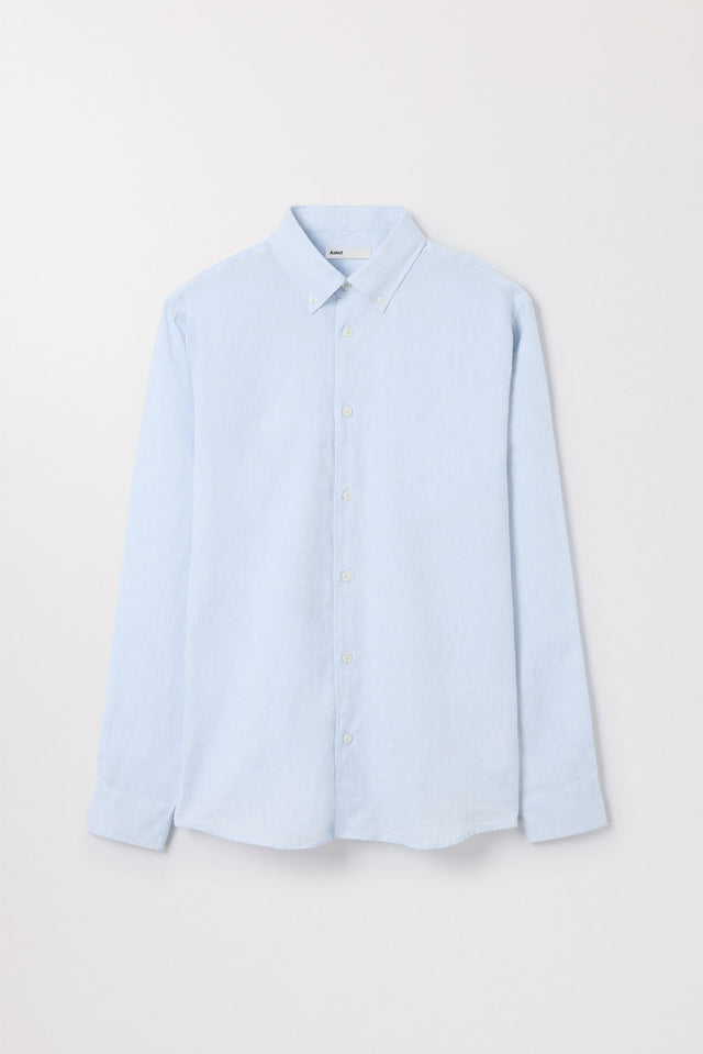 Light Linen Shirt Button Down French Linen Asket