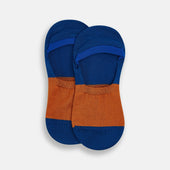 Orange No Show Socks