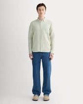 The Classic Shirt in Linen | Elm Gingham