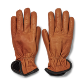 Original Lined Goatskin Gloves - Saddle Brown