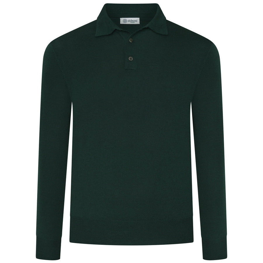 Merino Wool Knitted Polo