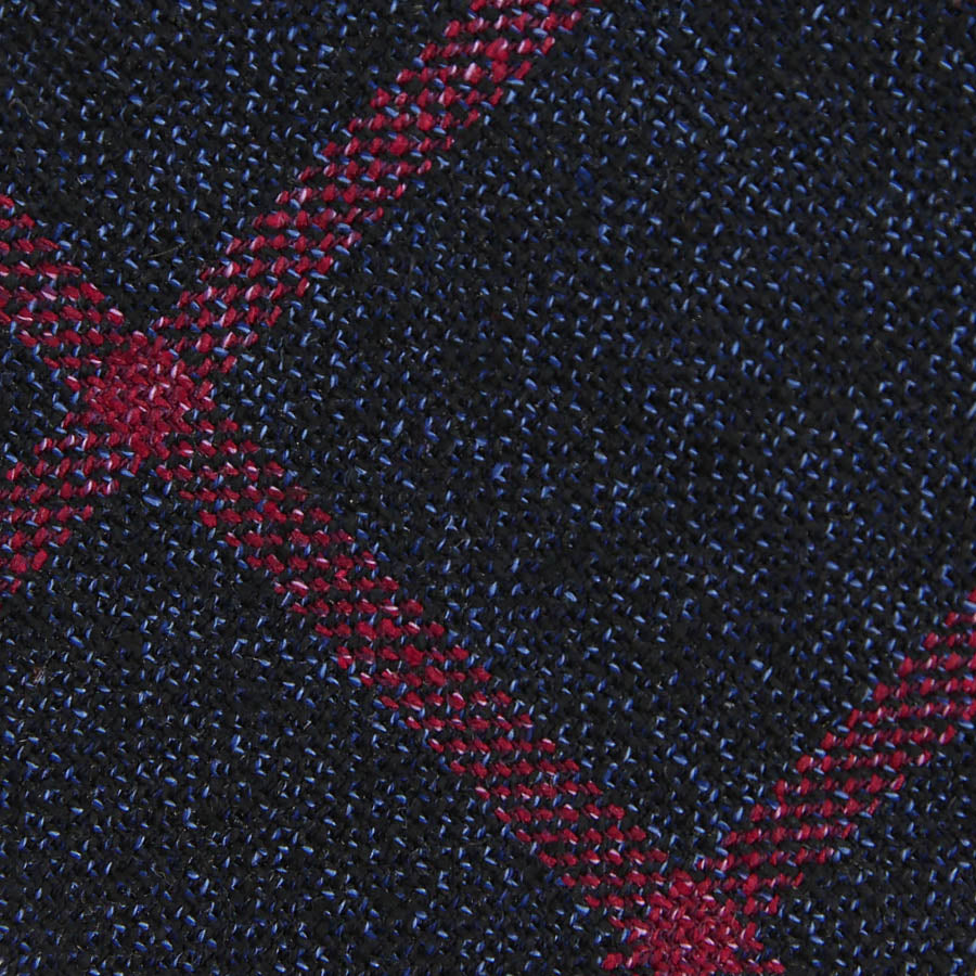 Windowpane Wool Silk Bespoke Tie