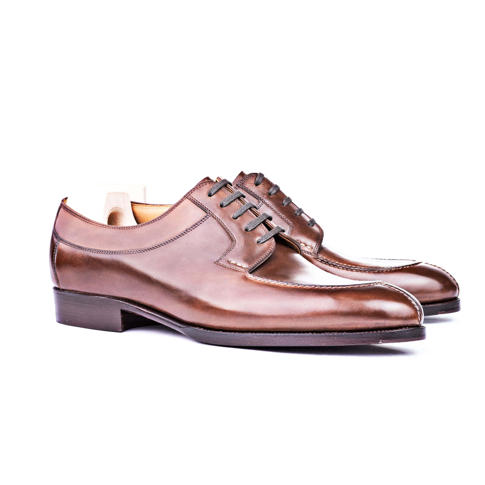 Five Eyelet Split Toe Derby With Second Topline