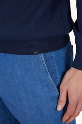 Garment Dyed Pima Cotton Crewneck Sweater