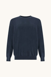 Garment Dyed Pima Cotton Crewneck Sweater