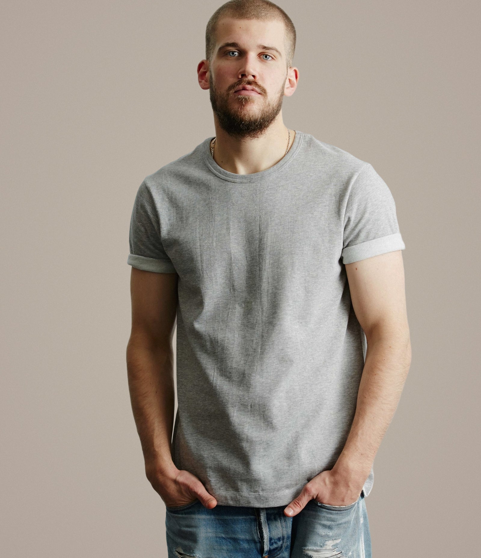 215 Loopwheeled Classic Fit Midweight T Shirt