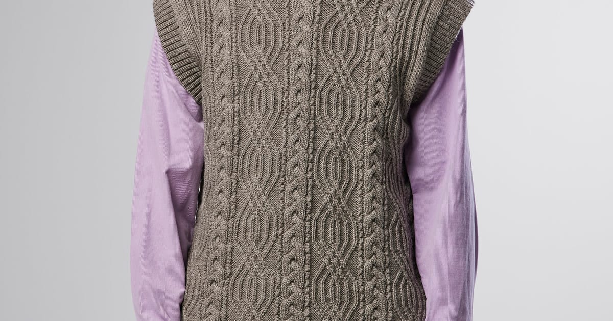 Cable Vest 6336 Nn 07 Official Webshop