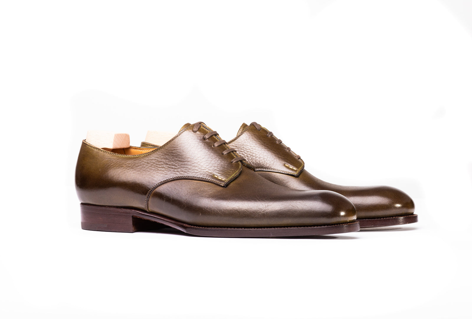 Five Eyelet Derby With Plain Tip