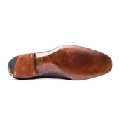 Straight Toe Cap Oxford With Gimped Lines