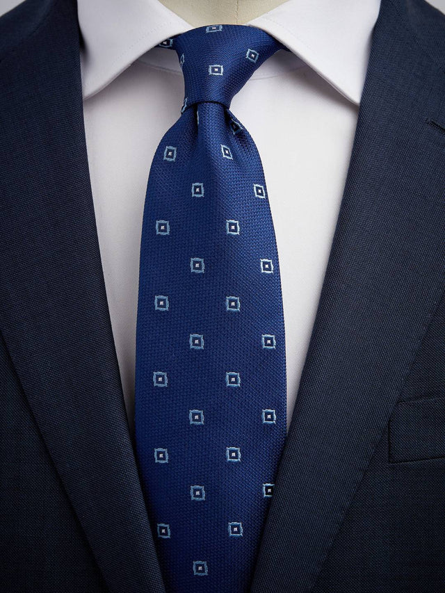 Blue & Light Blue Tie Structure