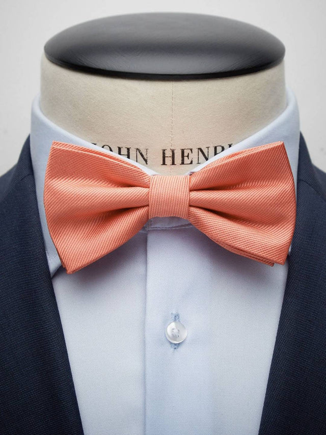 Coral Bow Tie