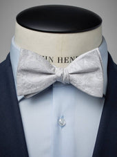 Silver Bow Tie