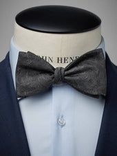 Dark Grey Bow Tie