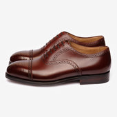 Semi Brogue Oxford - Burgundy - Char Last