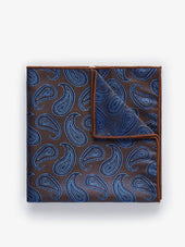 Blue & Beige Handkerchief Paisley