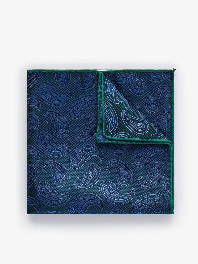Green & Blue Handkerchief Paisley