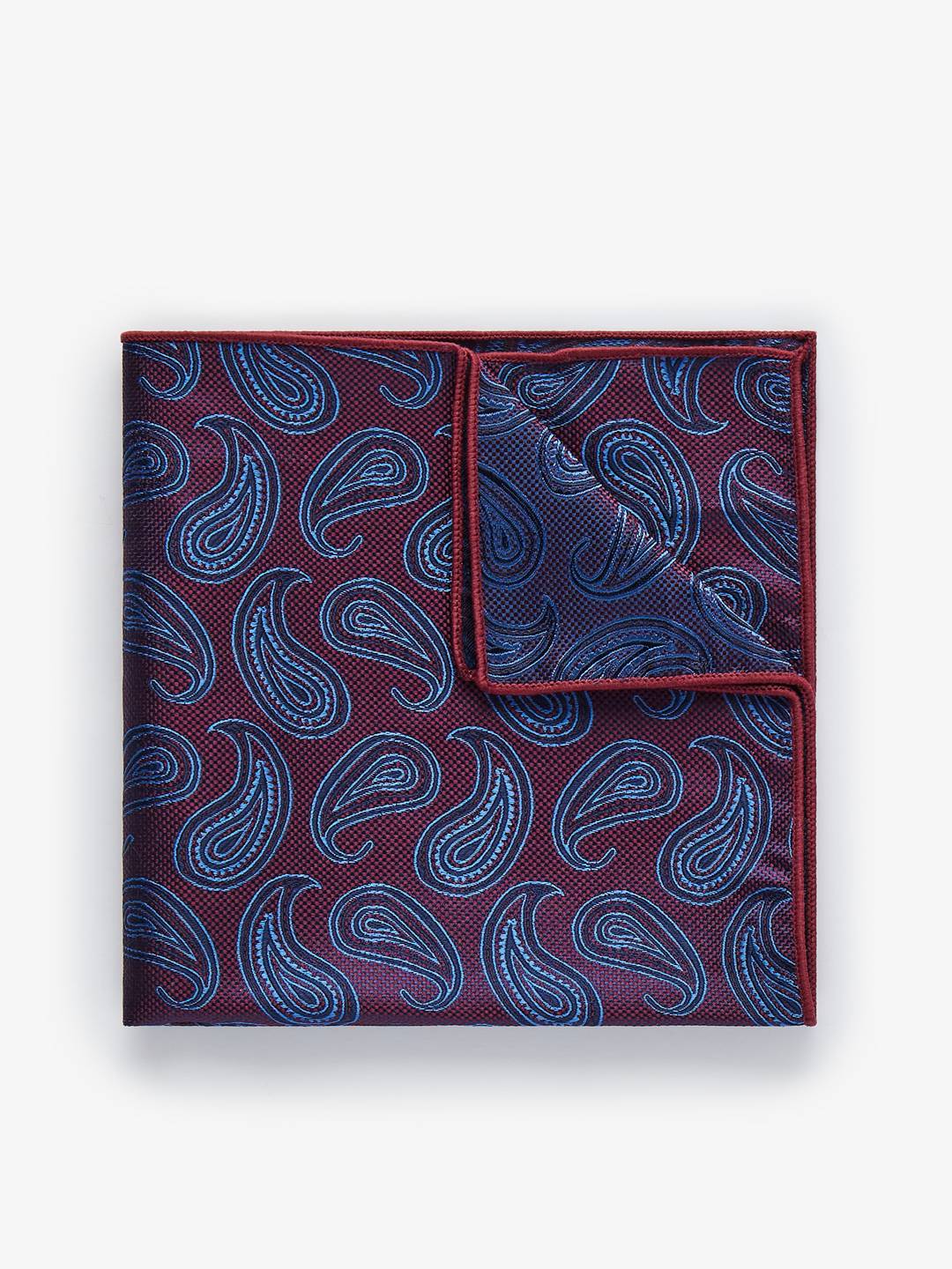 Brown & Blue Handkerchief Paisley