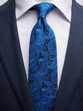 Blue Tie Paisley