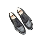 Long Wing Full Brogue Oxford With Dainite Sole