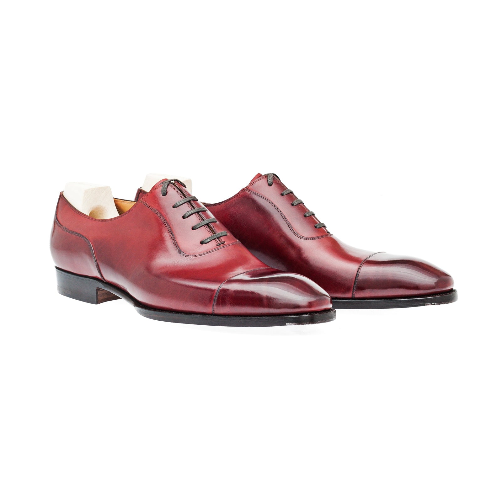 Straight Toe Cap Oxford With Fine Double Stitching