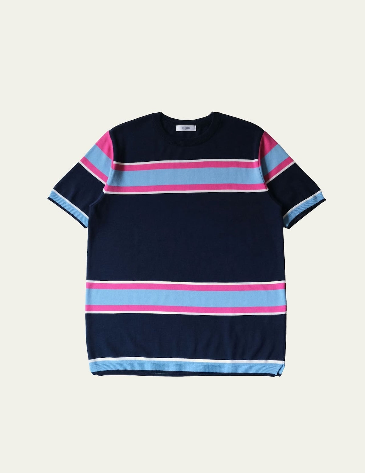 Fujito Border Knit T Shirt Border White Border Directors Web Shop Powered By Base