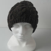 21A Cabled Hat - 100% Rennies Shetland
