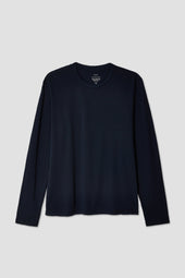 LS Supima Jersey Crew Tee