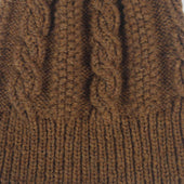 21i Cable Rope Hat 100 Rennies Shetland
