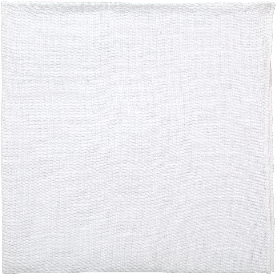 Irish Linen Pocket Square Handrolled