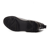 Falcon Combat Boot Black Pebble Grain Hand Welted New Age