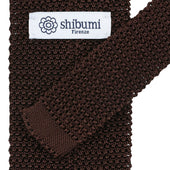 V Point Knit Tie Silk