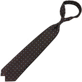 Floral Printed Silk Tie Hand Rolled