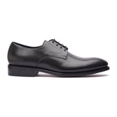Xavier, Plain Vamp Derby - Black | Hand Welted | Classics Collection