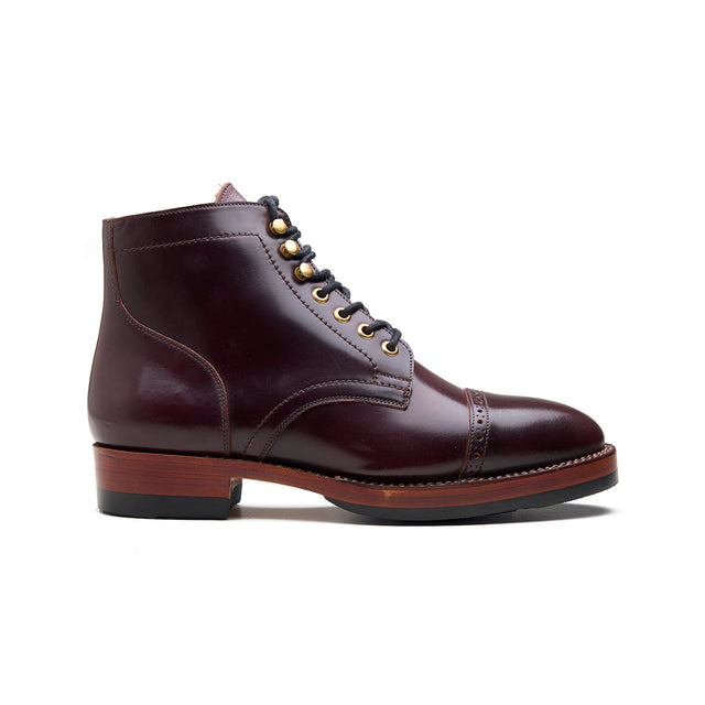 Luchador-X, Service Boot - Shell Cordovan Color#8 | Cordovan Series