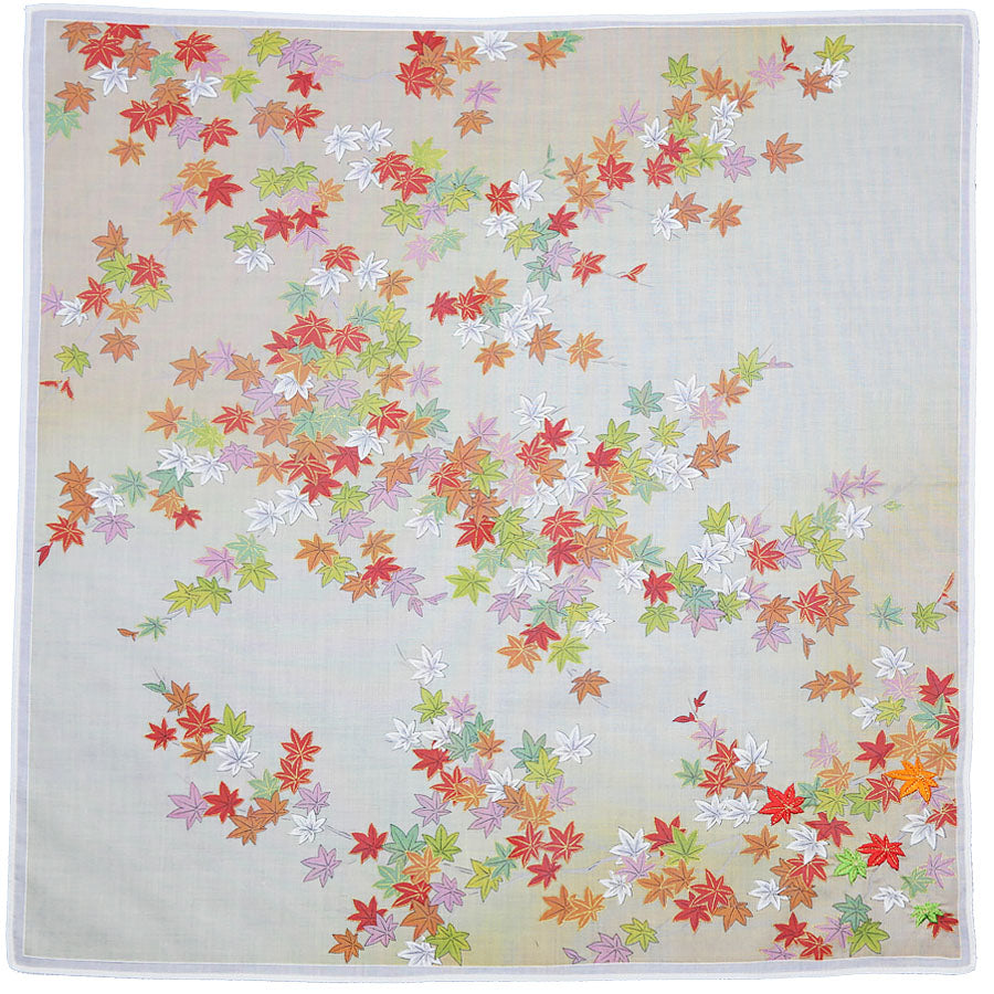Floral Motif Cotton Handkerchief