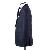 Single Breasted Notch Lapel Jacket In Anniversary Wool