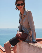 Sinia Satchel Interwoven Front Detail Bag