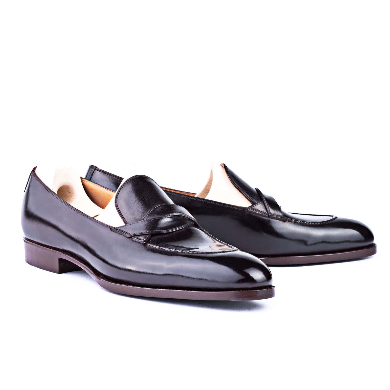 The Entwined Loafer In Dark Brown